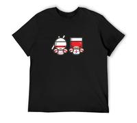 Die Antwoord Fatty Boom Boom Cartoon Character Men T-Shirt Printed Camiseta Black Tee Top XL