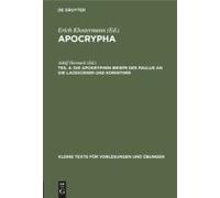 Die Apokryphen Briefe Des Paulus An Die Laodicener Und Korinther