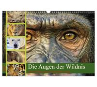 Die Augen der Wildnis (Wandkalender 2027 DIN A3 quer), CALVENDO Monatskalender: Tief im Herzen unberührter Landschaften lauert eine Kraft, die älter ist als jede Legende.