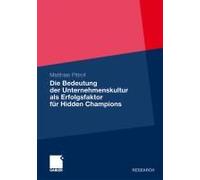 Die Bedeutung Der Unternehmenskultur Als Erfolgsfaktor Für Hidden Champions