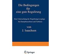 Die Bedingungen Für Eine Gute Regulirung