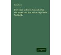 Die Beiden Aeltesten Handschriften Des Hesiod Und Ihre Bedeutung Für Die Textkritik