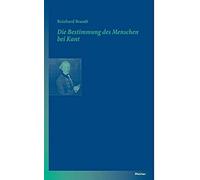 Die Bestimmung Des Menschen Bei Kant