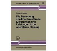 Die Bewertung Von Konzerninternen Lieferungen Und Leistungen In Der Operativen Planung