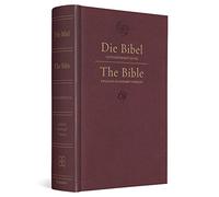 Die Bibel Holy Bible: English Standard Version, German English Parallel, Dark Red