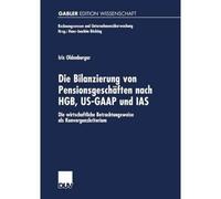 Die Bilanzierung Von Pensionsgeschäften Nach Hgb, Us-Gaap Und Ias