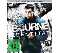 DIE BOURNE IDENTITÄT - 4K 2 ULTRA HD BLU-RAY NEUF MATT DAMON/BRIAN COX/+