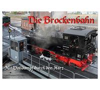 Die Brockenbahn - Mit Volldampf durch den Harz (Wandkalender 2026 DIN A2 quer), CALVENDO Monatskalender: Loks der Harzer Schmalspurbahnen