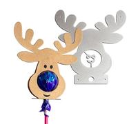 Die de Decoupe Noel 3d Matrices de Découpe Noël Scrapbooking Cutting Dies Renne Pochoir de Gaufrage Matrice de Découpe Scrapbooking en Métal Outil Pochoir Découpage pour Scrapbooking
