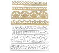 Die de Decoupe Scrapbooking, Matrice de Découpe Scrapbooking Cercle, Rectangle, Llipse, Carré Matrices de Découpe en Métal pour Bricolage Scrapbooking Album Photo Papier Carte Décor