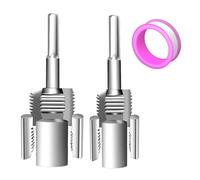 Die de filetages de tuyaux | Kit d'outils de filetage de tuyaux en PVC | Duall 1/2 "et 3/4" Fabricant de filetage pour perceuse | Coupe-tuyau interne et externe pour tuyau d'arrosage, tuyau