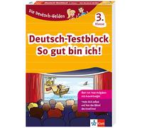 Die Deutsch-Helden: Deutsch-Testblock So gut bin ich! 3. Klasse: Mit Punktesystem wie in der Schule für Tests, Klassenarbeiten, Lernzielkontrollen und Schulaufgaben