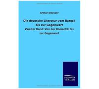 Die Deutsche Literatur Vom Barock Bis Zur Gegenwart