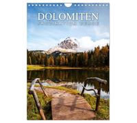 Die Dolomiten - Berge, die begeistern (Wandkalender 2026 DIN A4 hoch), CALVENDO Monatskalender: Berge, die begeistern