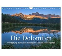 Die Dolomiten - Wanderung durch den Naturpark Schlern-Rosengarten (Wandkalender 2026 DIN A4 quer), CALVENDO Monatskalender: Entdecken Sie mit diesem ... inmitten der Südtiroler Dolomiten.