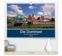 Die Dominsel - Historisches Zentrum der Stadt Breslau (hochwertiger Premium Wandkalender 2026 DIN A2 quer), Kunstdruck in Hochglanz: Blicke von und auf die Dominsel Breslaus