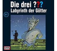 DIE DREI ??? "LABYRINTH DER GÖTTER (FOLGE 91)" CD HÖRBUCH NEW