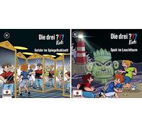 Die Drei ??? (Fragezeichen) Kids HörspielCD - Folge 91+92 im Set - Deutsche Originalware [2AudioCDs]