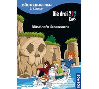 Die drei ??? Kids, Bücherhelden 2. Klasse, Rätselhafte Schatzsuche: Gut lesen können - Kinderbuch für Erstleser ab 7 Jahren - Spannende Detektivgeschichten mit Justus, Peter und Bob