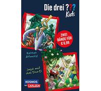 Die drei ??? Kids: Doppelband - Enthält die Bände: Rettet Atlantis! / Jagd auf das Dino-Ei: Zwei spannende Fälle für Spürnasen ab 8!