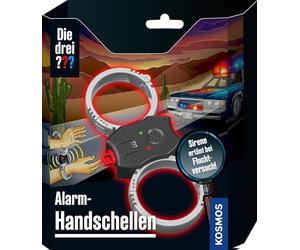 Die DREI Menottes d'alarme Kosmos 632625 pour Enfants à partir de 8 Ans en 3 Niveaux de Taille, Gadget de détective pour Les Fans de Points d'interrogation, Jouets