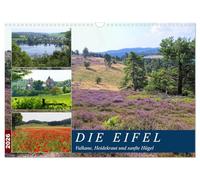 Die Eifel - Vulkane, Heidekraut und sanfte Hügel (Wandkalender 2026 DIN A3 quer), CALVENDO Monatskalender: Vielfältige Landschaften mit vulkanischem Ursprung