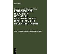 Die Einleitung In Das N.T. Enthaltend