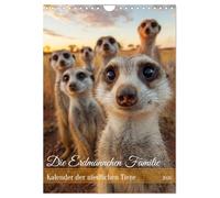Die Erdmännchen Familie - Kalender der niedlichen Tiere (Wandkalender 2026 DIN A4 hoch), CALVENDO Monatskalender: Erdmännchen Kalender: Niedliche ... Fans von Erdmännchen und niedlichen Tieren.