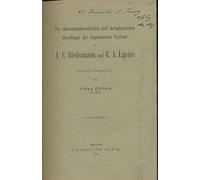 Die erkenntnistheoretischen und metaphysischen Grundlagen der dogmatischen Systeme von A. E. Biedermann und R. A. Lipsius