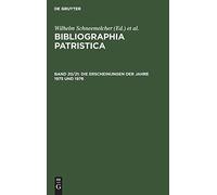 Die Erscheinungen Der Jahre 1975 Und 1976