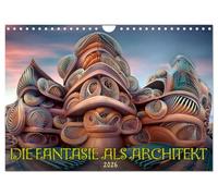 Die Fantasie als Architekt (Wandkalender 2026 DIN A4 quer), CALVENDO Monatskalender: Surrealismus in der Stadtplanung