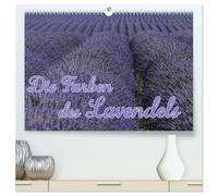Die Farbe des Lavendels (hochwertiger Premium Wandkalender 2026 DIN A2 quer), Kunstdruck in Hochglanz: Lavendel der Provence
