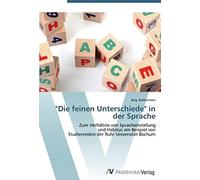 Die Feinen Unterschiede" In Der Sprache