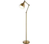 DIE Floor Lamp,LED Floor Lamp Reading Floor Lamp Foot Switch Portable Floor Lamp, Vintage Brass Standing Light,for Living Room Bedroom Study,Constructive23