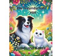 Die Freundschaft von Hund und Katze: Die Freundschaft von Hund und Katze Süße Ausmalbilder über wahre Freundschaft auf vier Pfoten