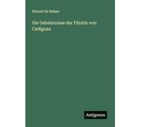 Die Geheimnisse der Fürstin von Cadignan