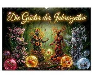 Die Geister der Jahreszeiten (Wandkalender 2027 DIN A2 quer), CALVENDO Monatskalender: Wenn die Natur eine Seele bekommt.