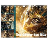 Die Götter des Nils (Wandkalender 2026 DIN A4 quer), CALVENDO Monatskalender: Die ägyptische Götterwelt war reich an mächtigen und mystischen Wesen, die das Leben der Menschen prägten.
