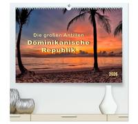 Die großen Antillen - Dominikanische Republik (hochwertiger Premium Wandkalender 2026 DIN A2 quer), Kunstdruck in Hochglanz: Das größte und vielfältigste Land in der Karibik.