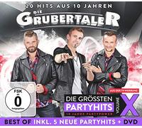 Die Grubertaler - Das Beste aus 10 Jahren Party-Vol.10-Inkl.Dvd