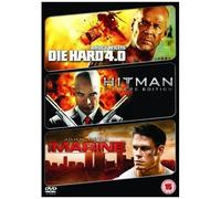 Action Packed Triple (Die Hard 4.0/Hitman/The Mari [Import]