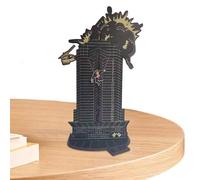 Die Hard Calendrier 'Avent,Calendrier de compte à rebours en bois | et décorations de Noël Hans Gruber Falling Off Plaza pour la salle à manger