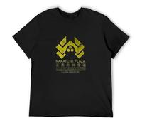Die Hard Nakatomi Plaza T-Shirt Graphic Mens Basic Black Unisex Cotton Casual Tee L