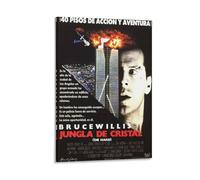 Die Hard Poster sur toile Motif thriller sur un flic solitaire qui combat les terroristes dans un gratte-ciel (9) 30 x 45 cm