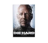 Die Hard Poster sur toile Motif thriller sur un flic solitaire qui combat les terroristes dans un gratte-ciel (2) 50 x 75 cm