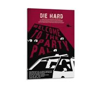 Die Hard Poster sur toile Motif thriller sur un flic solitaire qui combat les terroristes dans un gratte-ciel (6) - 50 x 75 cm