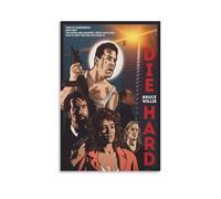 Die Hard Poster - Thriller d'action emblématique à propos d'un flic solitaire qui combat les terroristes dans un gratte-ciel (5) - Impression sur toile - Décoration murale - Décoration d'intérieur (50