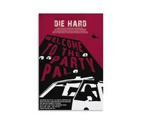 Die Hard Poster - Thriller d'action emblématique sur un flic solitaire combattant des terroristes dans un gratte-ciel (6) - Poster sur toile - Décoration d'intérieur moderne (50 x 75 cm)
