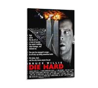 Die Hard Poster - Thriller d'action emblématique sur un flic solitaire combattant les terroristes dans un gratte-ciel (13) Décoration murale 30 x 45 cm