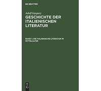 Die Italienische Literatur Im Mittelalter